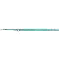 Повідець-перестібка Trixie Cavo Reflect Adjustable Lead для собак, світловідбиваючий, розмір S-M, 2 м/12 мм, океан