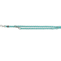 Повідець-перестібка Trixie Cavo Reflect Adjustable Lead для собак, світловідбиваючий, розмір L-XL, 2 м/18 мм, океан Повідець-перестібка Trixie Cavo Reflect Adjustable Lead для собак, світловідбиваючий, розмір L-XL, 2 м/18 мм, океан