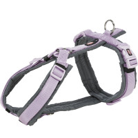 Шлея Trixie Premium Trekking Harness для собак, 36-44 см, 15 мм, розмір S, бузковий-графіт