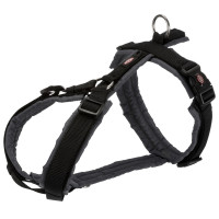 Шлея Trixie Premium Trekking Harness для собак, 70-85 см, 25 мм, розмір L, чорний-графіт