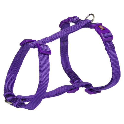 Шлея Trixie Premium H-Harness для собак, 20-32 см, 10 мм, розмір XXS-XS, фіолетовий