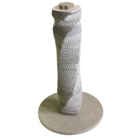 Кігтеточка Croci Papercat Spiral на підставці, для котів, гофракартон, 35×35×59 см Кігтеточка Croci Papercat Spiral на підставці, для котів, гофракартон, 35×35×59 см