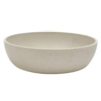 Миска Croci Bamboo для собак, бамбукове волокно, біла, 1.6 л, 21 см