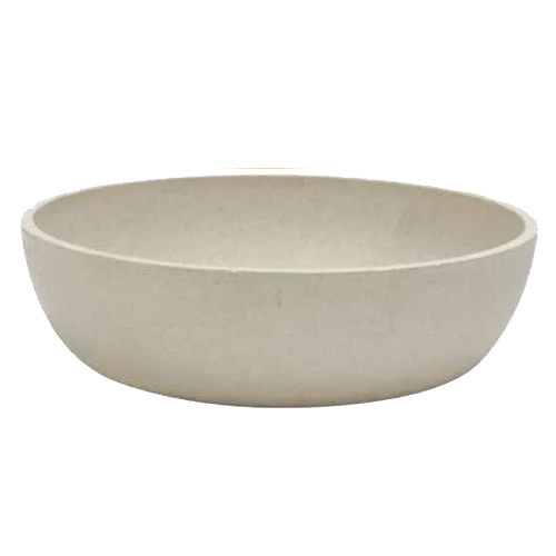 Миска Croci Bamboo для собак, бамбукове волокно, біла, 1.6 л, 21 см