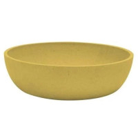 Миска Croci Bamboo для собак, бамбукове волокно, жовта, 1.6 л, 21 см