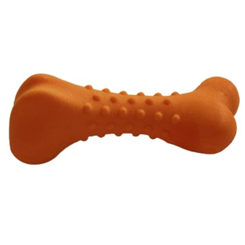 Іграшка AnimAll GrizZzly для собак, кістка, помаранчева, 11 × 4.7 см