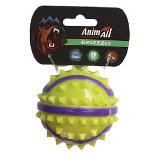 Іграшка AnimAll GrizZzly для собак, м'яч з шипами, 8.4 см