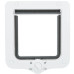 Дверцята Trixie 4-Way Flap Door with Tunnel для котів, з додатковими елементами, білі, 20×22 см