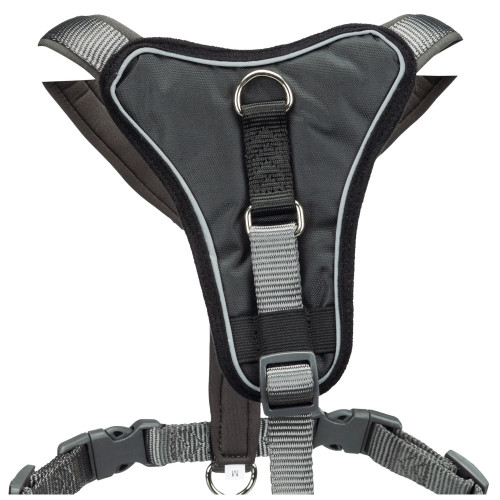 Шлея Trixie Premium Y-Harness для собак, 37-45 см, 15 мм, розмір XS-S, графіт