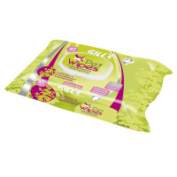 Вологі серветки Croci Gill's Lemongrass для котів  і собак, з ароматом аргана, 40 шт