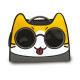 Рюкзак Croci Catmania Tomodachi для котів до 10 кг, сірий, 40×20×36 см