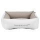 Лежак Trixie Pet's Home для собак, біло-коричневий, 80×60 см