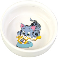 Миска керміческая Trixie, для кішок, 0.3 л Миска керміческая Trixie, для кішок, 0.3 л