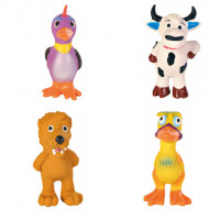 Набор игрушек Trixie Dog Toy Animal, для собак, 11 см, 4 шт