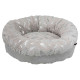 Лежак Trixie Feather Bed для собак, принт срібне перо, сірий, 50 см