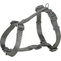Шлея Trixie Premium H-Harness для собак, 30-44 см, 10 мм, розмір XS-S, графіт