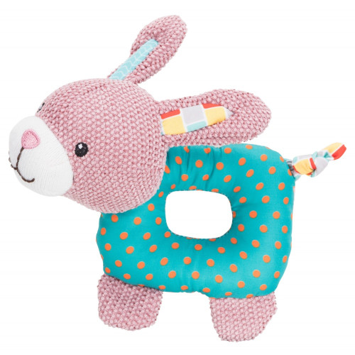 Іграшка Trixie Junior кролик плюшевий, для собак, 16 см