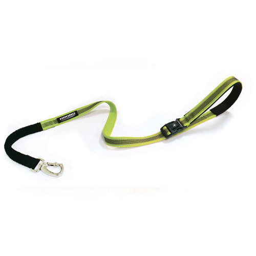 Повідець Croci Hiking AntiShock для собак, регульований, нейлон, зелений, 2.5×120 см