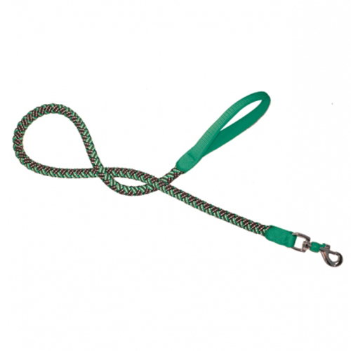 Повідець Croci Hiking Endurance для собак, плетений, нейлон, зелений, 1.5×120 см