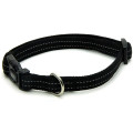 Нашийник Croci Soft Reflective для собак, світловідбиваючий, нейлон, чорний, 35-55×2 см