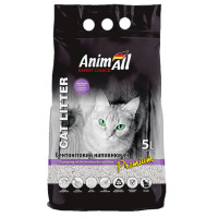 Бентонітовий наповнювач AnimAll Premium Lavender з ароматом лаванди, для котів, 5 л Бентонітовий наповнювач AnimAll Premium Lavender з ароматом лаванди, для котів, 5 л