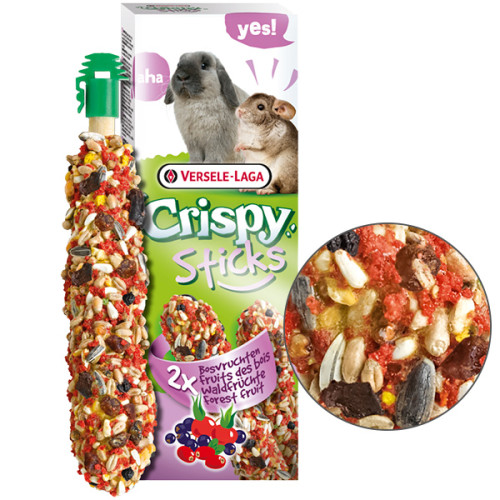 Корм Versele-Laga Crispy Sticks Forest Fruit для кроликів, шиншил, 110 г