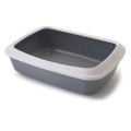 Туалет з бортиком Savic Iriz Cat Litter Tray, для кішок, сірий, 42 × 31 × 12 см