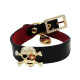 Нашийник Shiboo Candy Pink Pirate-25 для собак, чорний, 2.5 × 35 см
