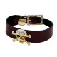 Нашийник Shiboo Candy Pink Pirate-25 для собак, рубін-білий, 2.5 × 35 см