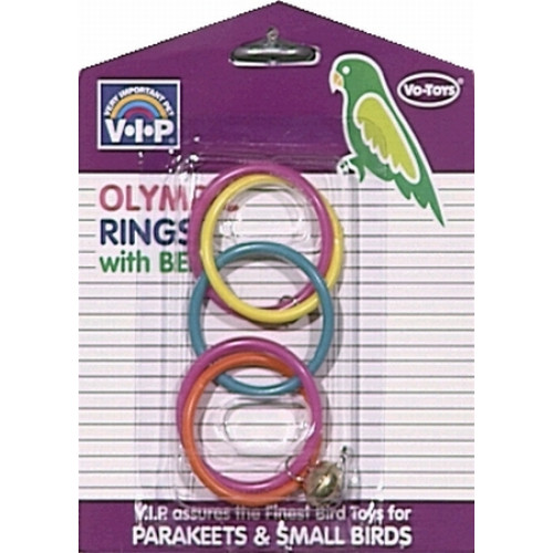 Іграшка Vo-Toys Olympic Rings для папуг, з дзвіночком