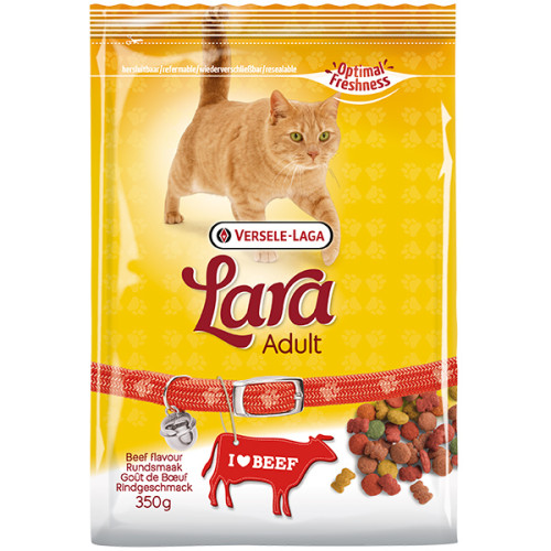 Сухий корм Lara Adult Beef flavour для кішок, з яловичиною, 350 г