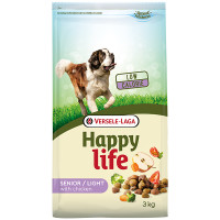 Сухий корм Happy Life Senior Light with Chicken для літніх собак, з куркою, 3 кг Сухий корм Happy Life Senior Light with Chicken для літніх собак, з куркою, 3 кг