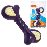 Іграшка Nylabone Puppy Chew Double Action L, смак бекону, для цуценят до 11 кг Іграшка Nylabone Puppy Chew Double Action L, смак бекону, для цуценят до 11 кг