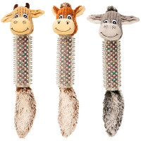 Іграшка м'яка Flamingo Cow / Horse / Donkey Spine, для собак Іграшка м'яка Flamingo Cow / Horse / Donkey Spine, для собак