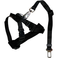 Шлея безпеки Croci Harness Safety Belt для собак, нейлон, розмір XS, чорний, 20-50 см Шлея безпеки Croci Harness Safety Belt для собак, нейлон, розмір XS, чорний, 20-50 см