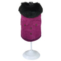 Куртка Croci Pink Velvet для собак, зима, фіолетовий, M, 25 см