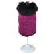 Куртка Croci Pink Velvet для собак, зима, фіолетовий, M, 25 см