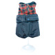 Куртка утеплена Croci Dachshund British для собак, зима, синій, XXXXL, 54 см