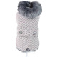 Куртка утеплена Croci Desire для собак, зима, сірий, XL, 35 см