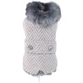 Куртка утеплена Croci Desire для собак, зима, сірий, XXL, 40 см