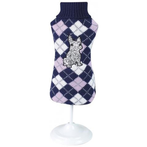 Светр Croci Shimmer для собак, зима, різнокольоровий, XXL, 40 см