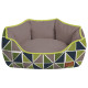 Диван Croci Cozy Ray для собак, овальний, різнокольоровий, 75×60×20 см