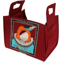 Диван-сумка Croci Popcat King для собак і котів, бордовий, 35×25×30 см Диван-сумка Croci Popcat King для собак і котів, бордовий, 35×25×30 см