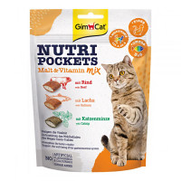 Ласощі GimCat Nutri Pockets Malt-Vitamin Mix, для котів, 150 г Ласощі GimCat Nutri Pockets Malt-Vitamin Mix, для котів, 150 г