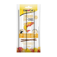 Ласощі GimCat Superfood Duo-Sticks, лосось і манго, для кішок, 3 шт Ласощі GimCat Superfood Duo-Sticks, лосось і манго, для кішок, 3 шт