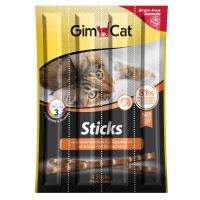 Ласощі GimCat Sticks, лосось, для кішок, 4 шт