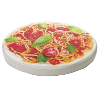 Подушка Croci Spaghett для котів і собак дрібних порід, бавовна, принт спагетті, 50×5 см Подушка Croci Spaghett для котів і собак дрібних порід, бавовна, принт спагетті, 50×5 см