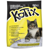 Силікагелевий наповнювач Kotix для котячого туалету, 3.8 л