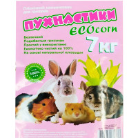 Кукурудзяний наповнювач Пухнастики ECOcorn для гризунів, 7 кг Кукурудзяний наповнювач Пухнастики ECOcorn для гризунів, 7 кг