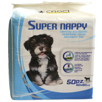Пелюшки Croci Super Nappy для собак, 60×60 см, 50 шт Пелюшки Croci Super Nappy для собак, 60×60 см, 50 шт